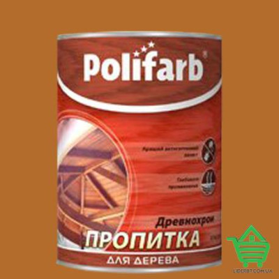 Пропитка для дерева алкидная Polifarb Древозахист, тик, 0.7 кг Купить Пропитка для дерева алкидная Polifarb Древозахист, тик, 0.7 кг Отделочные материалы