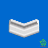 Угловой элемент к экструзионному плинтусу Лагом 6Е, 4шт./уп., шт.