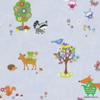 Бумажные обои Rasch Bambino 2015 287448, 0,53x10,05, 1 рул.