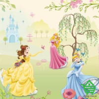 Фотообои Komar Disney 1-417 Princess Garden, 184х127 см