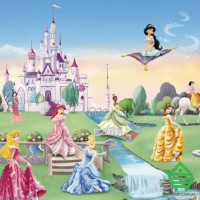 Фотообои Komar Disney 8-414 Princess Castle, 368х254 см