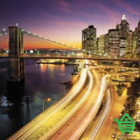 Фотообои Komar National Geographic 8-516 NYC Lights, 368х254 см