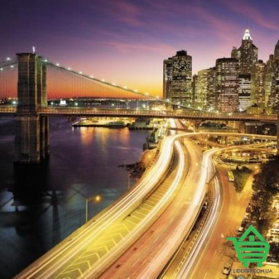 Фотообои Komar National Geographic 8-516 NYC Lights, 368х254 см Купить Фотообои Komar National Geographic 8-516 NYC Lights, 368х254 см Отделочные материалы