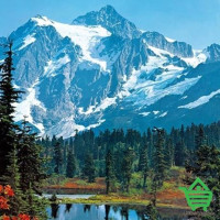 Фотообои Wizard & Genius 4 00307 Mountain Peak, 183х254 см