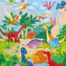 Фотообои Wizard & Genius 4 00430 Dino World, 183х254 см