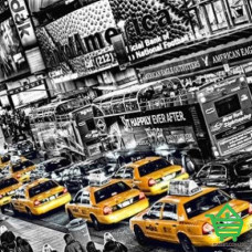 Фотообои Wizard & Genius 8 00116 New York Cabs Queue, 366х254 см