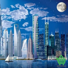 Фотообои Wizard & Genius 8 00120 World's Tallest Buildings, 366х254 см