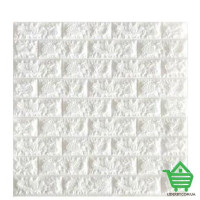 Декоративная самоклеющаяся 3D панель Sticker Wall, кирпич, 03 белый