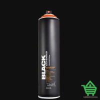 Краска для граффити Montana Black, 9001 Черный, 600 мл