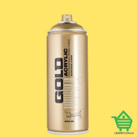 Краска для граффити Montana Gold, 1010 Пасхально желтый, 400 мл