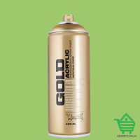 Краска для граффити Montana Gold, G6020 Зеленое яблоко, 400 мл