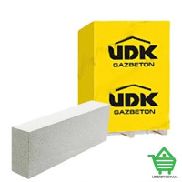Газобетон UDK D400-В2.5-F50-a-600х200х100, куб.м.