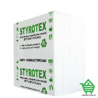 Пенопласт Styrotex EPS ПСБ-С-15, 50x1000x1000, 12 листов/уп