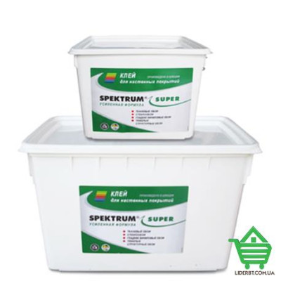 Клей для стеклохолста Spektrum Super, 15 л, готовый к применению Купить Клей для стеклохолста Spektrum Super, 15 л, готовый к применению Стройматериалы