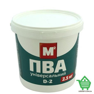 Клей ПВА M2 универсальный, 2.5 кг Купить Клей ПВА M2 универсальный, 2.5 кг Стройматериалы