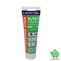 Универсальный монтажный клей акриловый Lacrysil Круче Гвоздей, белый, 200 гр