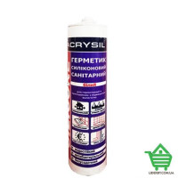 Герметик Lacrysil силиконовый, санитарный, 200 гр, белый