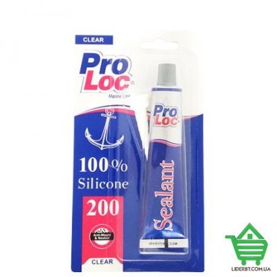 Купить Герметик ProLoc 200 силиконовый морской, прозрачный, 50 мл Стройматериалы