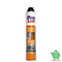 Пена монтажная ProLoc P14, выход 70 л, под пистолет, 850 мл