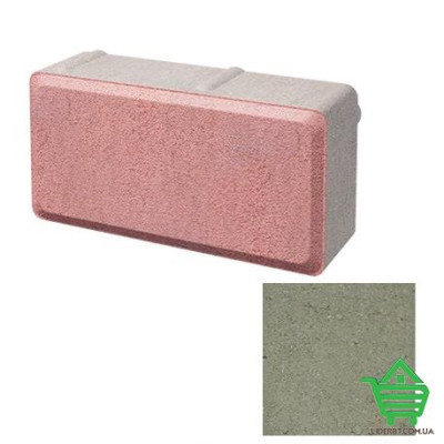 Купить Плитка тротуарная Brukland Кирпичик, оливковый, 200х100х80 мм, м2 Стройматериалы