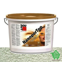 Декоративно-защитная штукатурка Baumit Nanopor Top 1,5K, барашек 1.5 мм, 25 кг