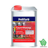 Грунтовка Polifarb профессиональная акриловая, для фасадов и интерьеров, 3.5 кг