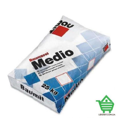 Купить Клеющая смесь для керамической плитки Baumit Medio, 25 кг Стройматериалы