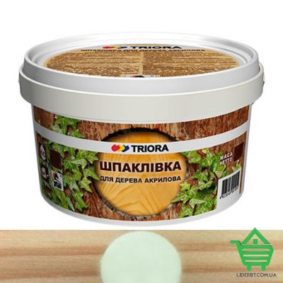 Купить Шпатлевка для дерева Triora, универсальная, акриловая, цвет 8 сосна, 0.8 кг Стройматериалы