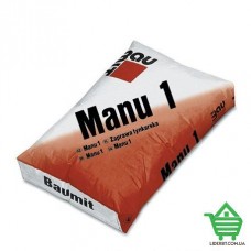 Штукатурка Baumit Manu-1, цементно-известковая, для ручного нанесения, 25 кг