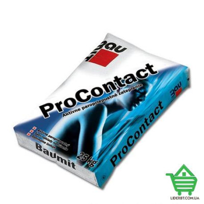 Купить Смесь для приклеивания и защиты утеплителя МВ и ППС плит Baumit Pro Contact, 25 кг Стройматериалы