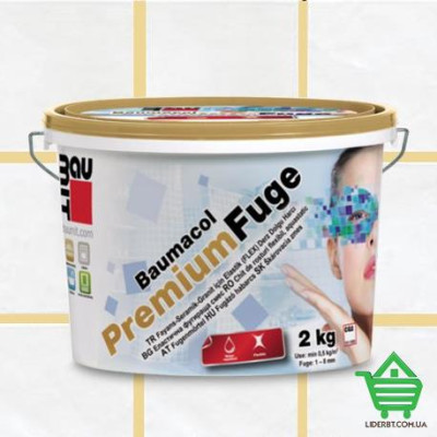 Эластичная затирка от 2 мм до 7 мм Baumit Premium Fuge bahama, слоновая кость, 2 кг Купить Эластичная затирка от 2 мм до 7 мм Baumit Premium Fuge bahama, слоновая кость, 2 кг Стройматериалы