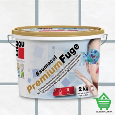 Купить Эластичная затирка от 2 мм до 7 мм Baumit Premium Fuge bermuda, 2 кг Стройматериалы