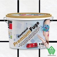 Эластичная затирка от 2 мм до 7 мм Baumit Premium Fuge black, черный, 2 кг
