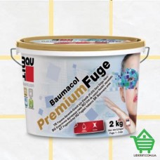 Купить Эластичная затирка от 2 мм до 7 мм Baumit Premium Fuge vanille, ванильный, 2 кг Стройматериалы