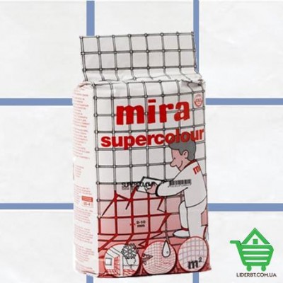 Купить Раствор для заполнения швов от 2 до 10 мм Mira Supercolour 2800, ярко-голубой, 1.2 кг Стройматериалы