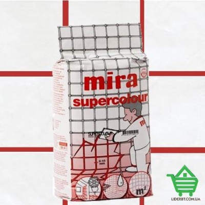 Купить Раствор для заполнения швов от 2 до 10 мм Mira Supercolour 2900, красный, 1.2 кг Стройматериалы