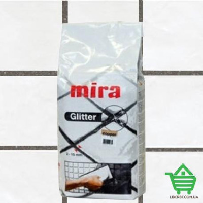 Купить Раствор для заполнения швов от 2 до 15 мм с эффектом сияния Mira Glitter Calcite, 1 кг Стройматериалы
