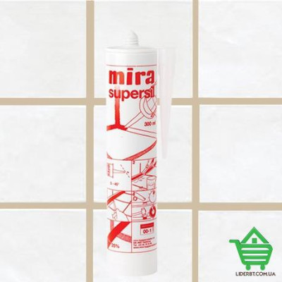 Купить Силиконовая затирка-герметик Mira Supersil 131, светло-бежевый, 300 мл Стройматериалы
