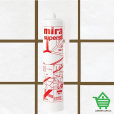 Силиконовая затирка-герметик Mira Supersil 144, коричневый, 300 мл