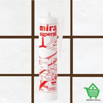 Купить Силиконовая затирка-герметик Mira Supersil 147, 300 мл Стройматериалы