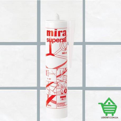 Купить Силиконовая затирка-герметик Mira Supersil 182, светло-голубой, 300 мл Стройматериалы