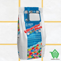 Затирка для швов до 20 мм Mapei Ultracolor Plus, №150, желтый, 2 кг