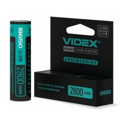 Купить Аккумулятор VIDEX Li-ion 18650-P (с защитой) 2800mAh