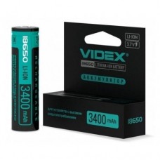 Купить Аккумулятор VIDEX Li-ion 18650-P (с защитой) 3400mAh Элементы Питания