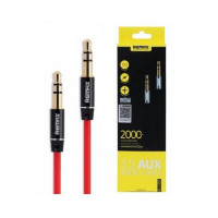 Audio кабель REMAX Aux RM-L200, 2м красный