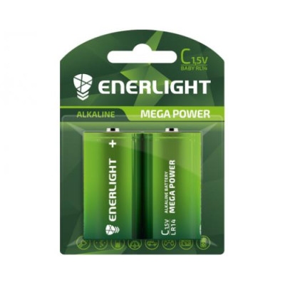 Купить Батaрейкa ENERLIGHT Mеga Power LR14 BLI 2