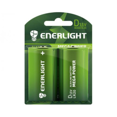 Батaрейкa ENERLIGHT Mеga Power LR20 BLI 2 Купить Батaрейкa ENERLIGHT Mеga Power LR20 BLI 2