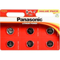 Батарейка PANASONIC Lithium CR2032 BLI 6