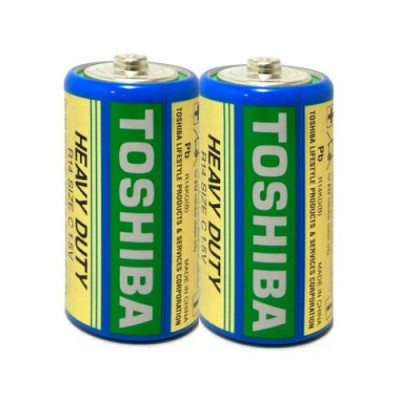 Батарейка TOSHIBA синяя R14 SHR 2 Купить Батарейка TOSHIBA синяя R14 SHR 2