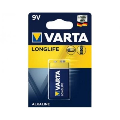 Купить Батарейкa VARTА LongLife 9V 6LR61 BLI 1 Элементы Питания